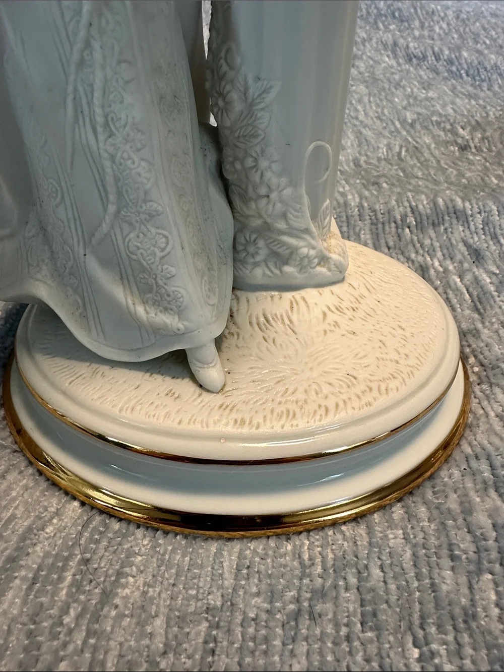 Franklin Mint Porcelain Romeo and Juliet Candlesticks